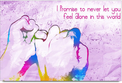 34% OFF on Hand Promise Paper Print