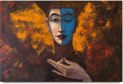 53% OFF on Two Faces Modern Art Laminated Poster Paper Print 53% OFF on Two Faces Modern Art Laminated Poster Paper Print