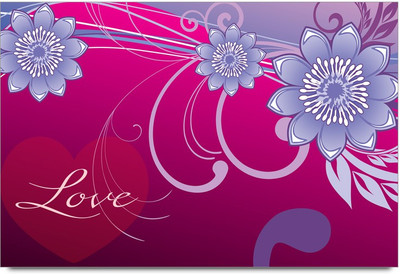 75% OFF on Amy Love with Flower Designer Pattern 3D Poster 75% OFF on Amy Love with Flower Designer Pattern 3D Poster