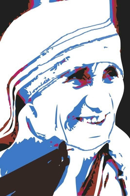 8% OFF on Mother Teresa - Blue Paper Print