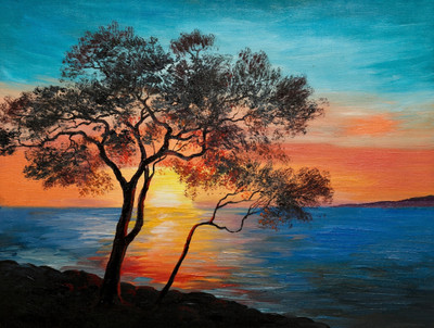 89% OFF on Nature Painting Canvas Art