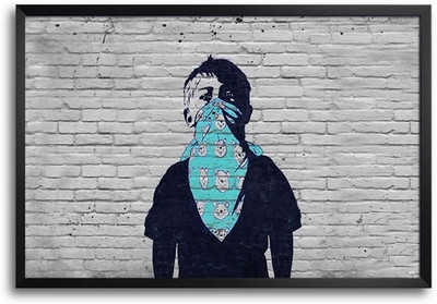 74% OFF on Street Art Fp00004602 Framed Photographic Paper