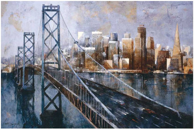 Montage - The Bay Bridge Fine Art Print