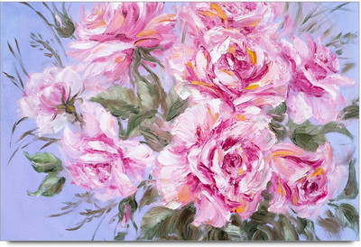 53% OFF on Pink Roses Crayon Paint Laminated Poster Paper Print 53% OFF on Pink Roses Crayon Paint Laminated Poster Paper Print