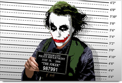 53% OFF on Dark Knight Joker in Prison Poster Paper Print