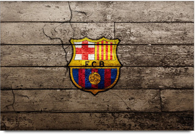 75% OFF on Messi Fc Barcelona Paper Print
