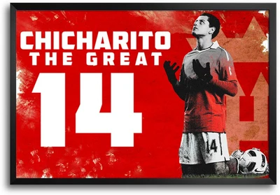 46% OFF on ShopMantra Chicharito The Great Footballer Laminated Frame Poster Paper Print