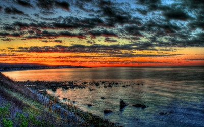 3% OFF on Wonder Images Beautiful Sunset view Canvas Art with Back Framing Canvas Art