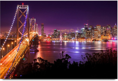 34% OFF on Amy Beautiful Night New York Scenery Paper Print 34% OFF on Amy Beautiful Night New York Scenery Paper Print