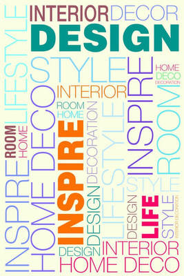 37% OFF on Designer Typo White Paper Print