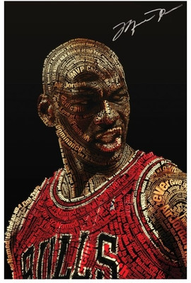 73% OFF on Artmagik Michale Jorden Typography Fine Art Print