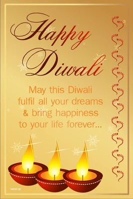 16% OFF on Poster - Wishing You A Very Happy And Prosperous Diwali Paper Print