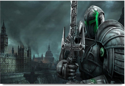 75% OFF on Sci Fi Soldier Paper Print