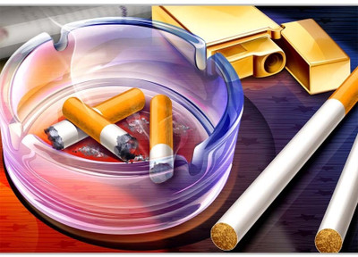 75% OFF on Abstract Cigarettes Poster (18 x 12 Inches) by Shopkeeda Paper Print