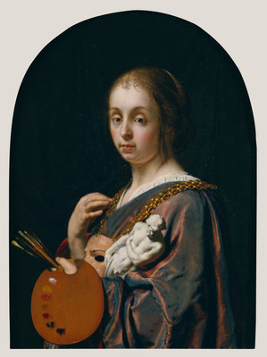 7% OFF on Pictura An Allegory Of Painting By Frans Van Mieris The Elder Dutch Fine Art Print
