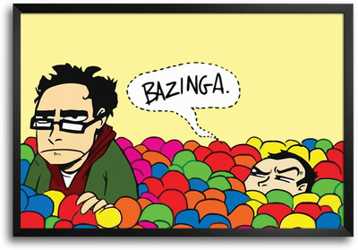 46% OFF on Bazinga Vector Design Laminated Framed Paper Print 46% OFF on Bazinga Vector Design Laminated Framed Paper Print