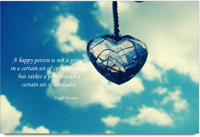 62% OFF on Quote For Be Happy Paper Print