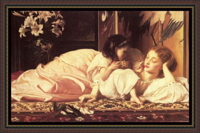 Mother-And-Child - ArtsNyou Printed Paintings Canvas Art 11 inch X 17.490000000000002 inch