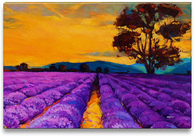45% OFF on Lavender Fields Canvas Art
