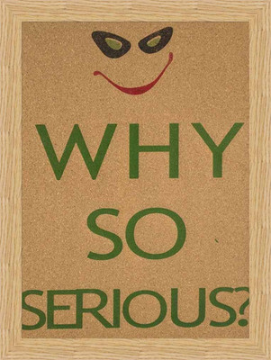 60% OFF on why so serious Green Framed Poster Fine Art Print