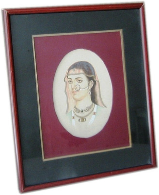 31% OFF on ICB lady with jewellery painting on paper Paper Print 31% OFF on ICB lady with jewellery painting on paper Paper Print