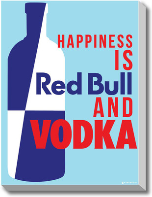 Happiness - Vodka Canvas Art Happiness - Vodka Canvas Art