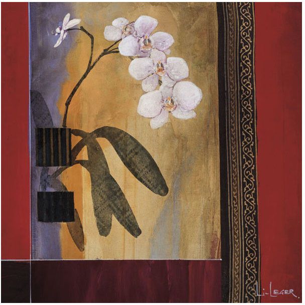 Montage - Orchid Lines I Fine Art Print