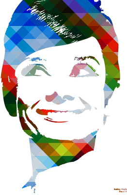 37% OFF on Audrey Hepburn CloseUp Pattern Photographic Paper