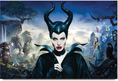 75% OFF on Maleficent Paper Print