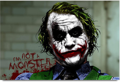62% OFF on Joker, I Am Not Monster Paper Print