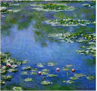 37% OFF on Water Lilies Paper Print