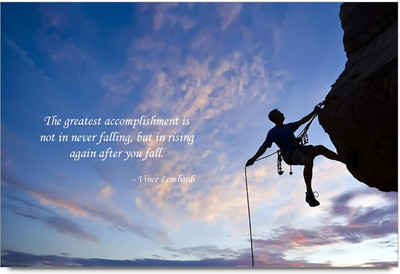 62% OFF on Climb Your Sucees As Climb A Hill Paper Print