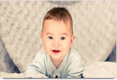58% OFF on Cute Baby Boy Laminated Poster Paper Print