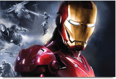 34% OFF on Homem De Ferro Paper Print