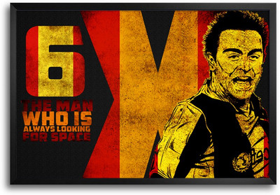 46% OFF on Shopmantra Xavier HernáNdez Spain Football Laminated Frame Poster Paper Print