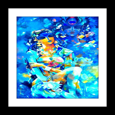 33% OFF on Thousnad Brushes Frameless RD-21: Shri Krishna and Radha 8