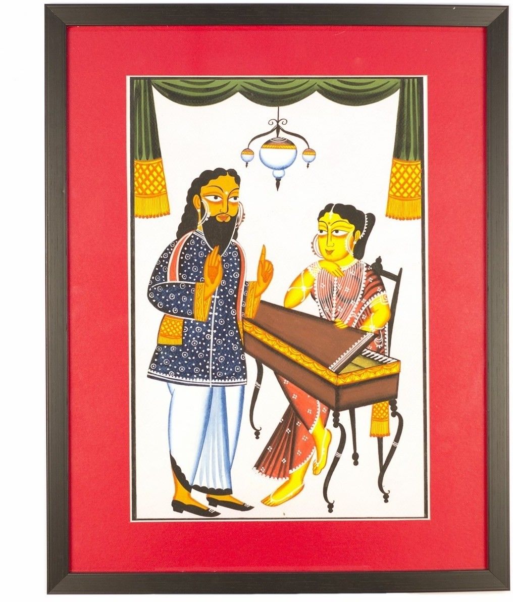 10% OFF on Music Lesson Kalighat Painting Canvas Art 10% OFF on Music Lesson Kalighat Painting Canvas Art