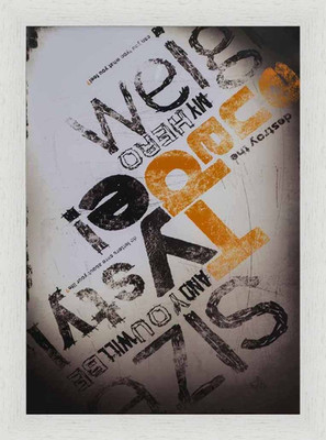 55% OFF on Typography Framed Poster Fine Art Print 55% OFF on Typography Framed Poster Fine Art Print