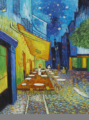 7% OFF on Cafe Terrace at Night by Vincent Van Gogh Fine Art Print