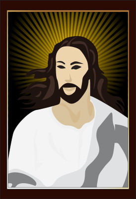 55% OFF on Jesus-Face Paper Print