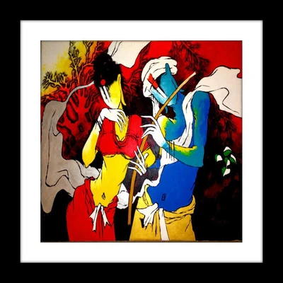 33% OFF on Thousnad Brushes Frameless RD-27: Radha Krishna 8