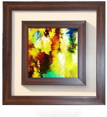 45% OFF on Lila Painting DVL- L- 542 With Wooden Frame Canvas Art