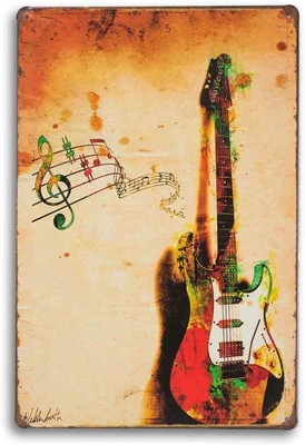 80% OFF on Music Guitar Metal Plate Fine Art Print 80% OFF on Music Guitar Metal Plate Fine Art Print