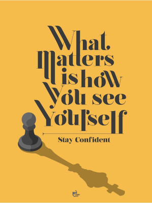 33% OFF on What matters is how you see yourself Poster Paper Print 33% OFF on What matters is how you see yourself Poster Paper Print