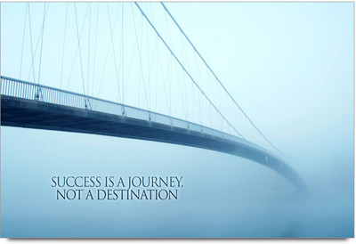 62% OFF on Success Quote Paper Print