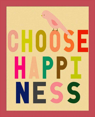 22% OFF on Painting Mantra Framed - Choose Hapiness Paper Print