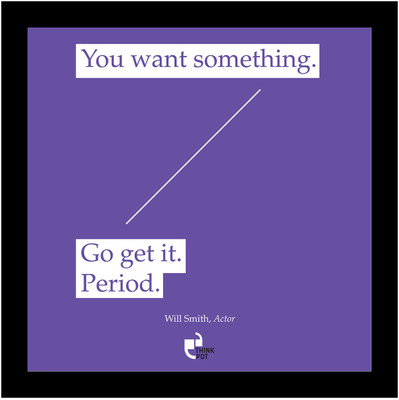 5% OFF on Thinkpot You Want Something. Go Get It - Will Smith Black Square Frame Paper Print 5% OFF on Thinkpot You Want Something. Go Get It - Will Smith Black Square Frame Paper Print