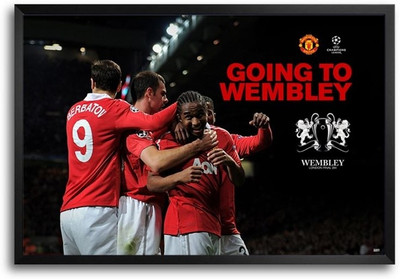 74% OFF on Manchester United Wembley Fp00003975 Framed Photographic Paper