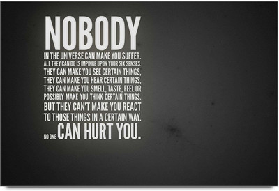 53% OFF on Nobody in the Universe Quote Minimal Laminated Poster Paper Print 53% OFF on Nobody in the Universe Quote Minimal Laminated Poster Paper Print