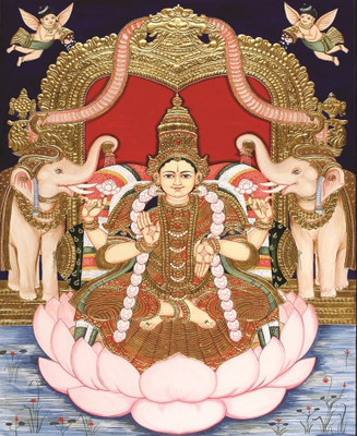 79% OFF on Painting Without Frame - Laxmi Abstract Canvas Art